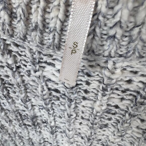 Free People Sweater Womens SZ S/P Raw Edge Inside Out Open Knit Tunic Boho Indie - Picture 7 of 16